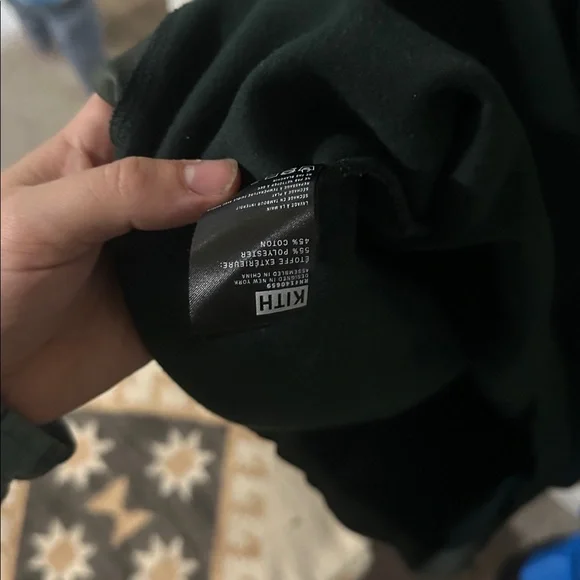 RARE Deadstocked KITH x Bergdorf Goodman Green Red Gold Track Suit Top